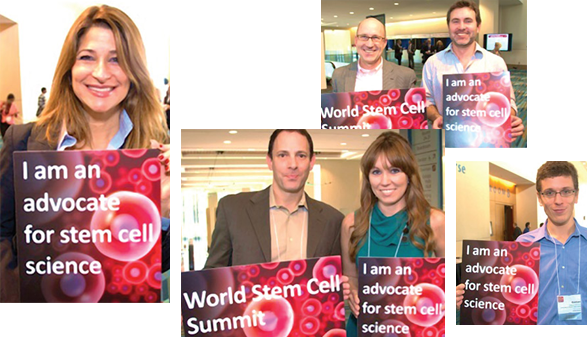 Photo supporters for Stem Cell research